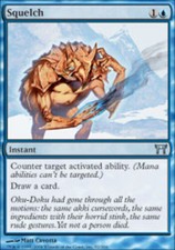 [1x] Squelch - Foil - Played, English - Champions of Kamigawa MTG Magic