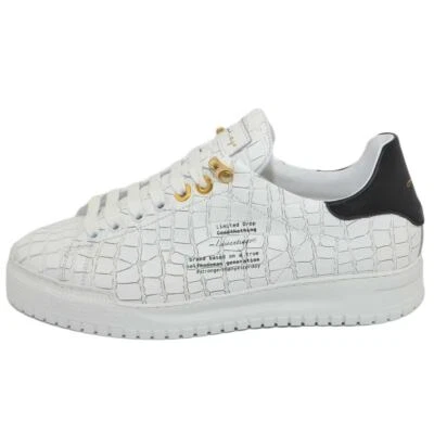 ls luisantiago �� Herren Sneaker low Echtleder Python Weiß Kokos Boden  - Bild 1 von 4