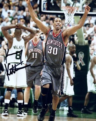 Foto firmada con autógrafo de Kerry Kittles 8x10 #6 NBA STAR NETS CLIPPERS  Foto 1 de 2