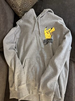 Billionaire 男孩俱乐部 x Pokemon 皮卡丘 Starfield 连帽衫 尺寸 L 轻度使用 — 第 1/4 张图片