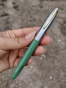 De colección. PLUMA ESTILOGRÁFICA DE RELLENO DE TOUCHDOWN SHEAFFER, 14K No.23 Nueva en Caja Hecha en Australia - Imagen 1 de 12