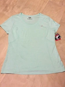 Womens FILA SPORT Tru Dry Short Sleeve Tee Spring Fest Green MSRP: $25 FREE SHIP - Picture 1 of 1