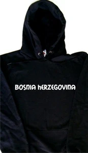 Bosnien Herzegowina Text Hoodie Sweatshirt - Bild 1 von 1