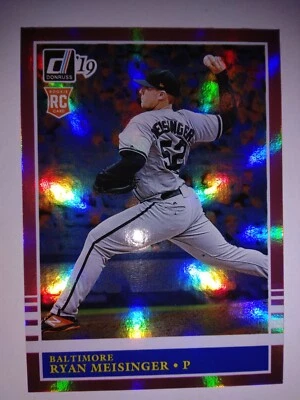 2019 Panini Donruss - Retro 1985 Ryan Meisinger #248 Holo Pink (RC) - Image 1 of 2