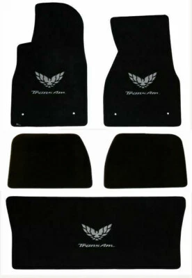 LLOYD MATS Velourtex 5PC FLOOR MAT SET; 1993 to 2002 Pontiac Firebird Trans Am - Image 1 of 4