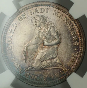 1893 Isabella 25c Silver Quarter NGC UNC Details *Very Choice BU* Deep PL Coin - Picture 1 of 4