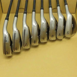 TaylorMade M4 2021 Iron Set 5-Pw,Aw,Sw 8pc Flex Stiff ATMOS RED Graphite - Picture 1 of 8