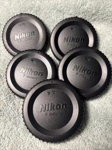Lot x 5 Genuine Nikon BF-1B Camera Body Cap AF  D90 D610 D750 D810 D3300 D5200 - Picture 1 of 3
