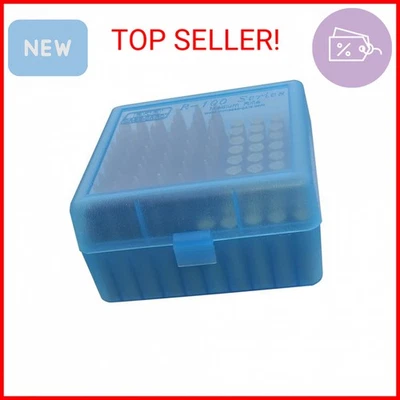 Caja de munición para rifle abatible redonda MTM 100 22-250, 308 Win, 243 Foto 1 de 2