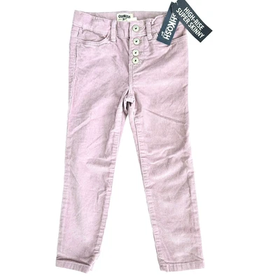 Pantalones ajustados de pana OSHKOSH B’GOSH malva púrpura niña talla 4 pequeños de colección nuevos con etiquetas Foto 1 de 4