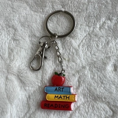 Llavero de agradecimiento al maestro regalo de agradecimiento escuela #1 mejor maestro llavero Foto 1 de 3