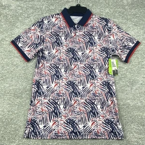 DSG Shirt Jungen Gr. XL Tropical Rot Weiß Blau Golf Polo Kurzarm Freizeit - Bild 1 von 10