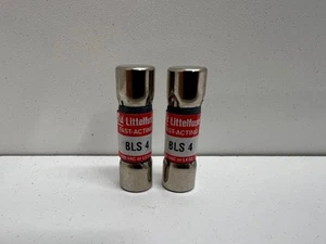 KONVOLUT (2) NEUER ALTER BESTAND! LITTELFUSE 4A 600V SCHNELLWIRKENDE SICHERUNGEN BLS-4 - Bild 1 von 2