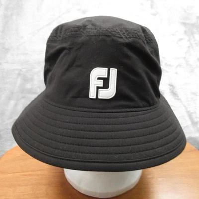 FootJoy DryJoys Sombrero Cubo Ajustado Para Hombres Grande Negro Golf Lluvia Impermeable Foto 1 de 4