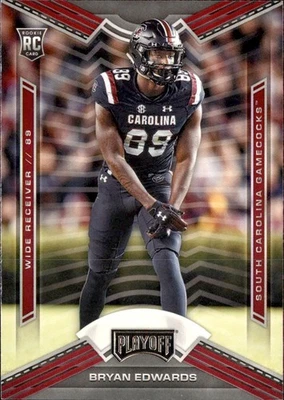 2020 Panini Chronicles Draft Picks - Playoff Draft Picks Bryan Edwards #11 (RC) - Image 1 of 2