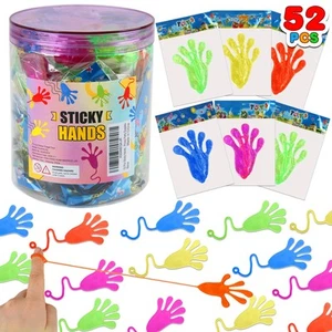52 pcs Sticky Hands Party Favors for Kids 4-8 8-12 Goodie Bag Stuffers Treasu... - Picture 1 of 9