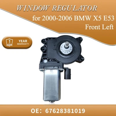 Front Left Driver Side Power Window Motor for 2000-2006 BMW X5 E53 67628381019 - Image 1 of 4