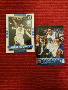 Andre Iguodala 2 Card Panini Lot. 2013-14 Panini Card #95 & 2014-15 Donruss #41