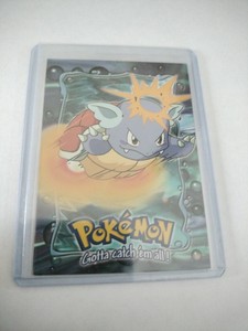 Wartortle 1999 Topps Pokemon First Movie E8 of 12 Stage 2  Blue label logo