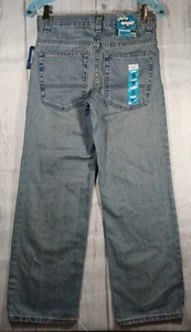 Old Navy Boys Adjustable Waist Size 12 (14 X 27) Blue Jeans ~ Color: Medium - Picture 1 of 9