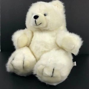 Vintage America Wego Ivory White Pot Belly Bear Stuffed Animal Plush Toy  - Picture 1 of 8