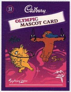 2000 CADBURY [SYDNEY AUSTRALIA OLYMPICS MASCOT CARD] - 13 GYMNASTICS - Picture 1 of 2