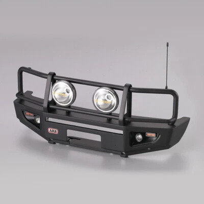 Killerbody Rammschutz mit LED Scheinwerfer Alu schwarz für 1/10 Truck - KB48689 - Bild 1 von 4