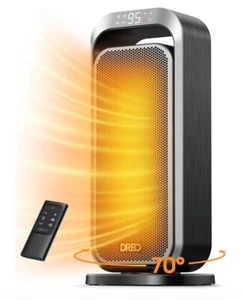 Dreo Quiet Space Heater 1500W Electric PTC Remote Control Indoor Use - Picture 1 of 10