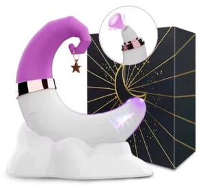 Moon Vibrating Multi Purpose Nipple Clitoris Massage Vibrator Adult Stimulator - Picture 1 of 6