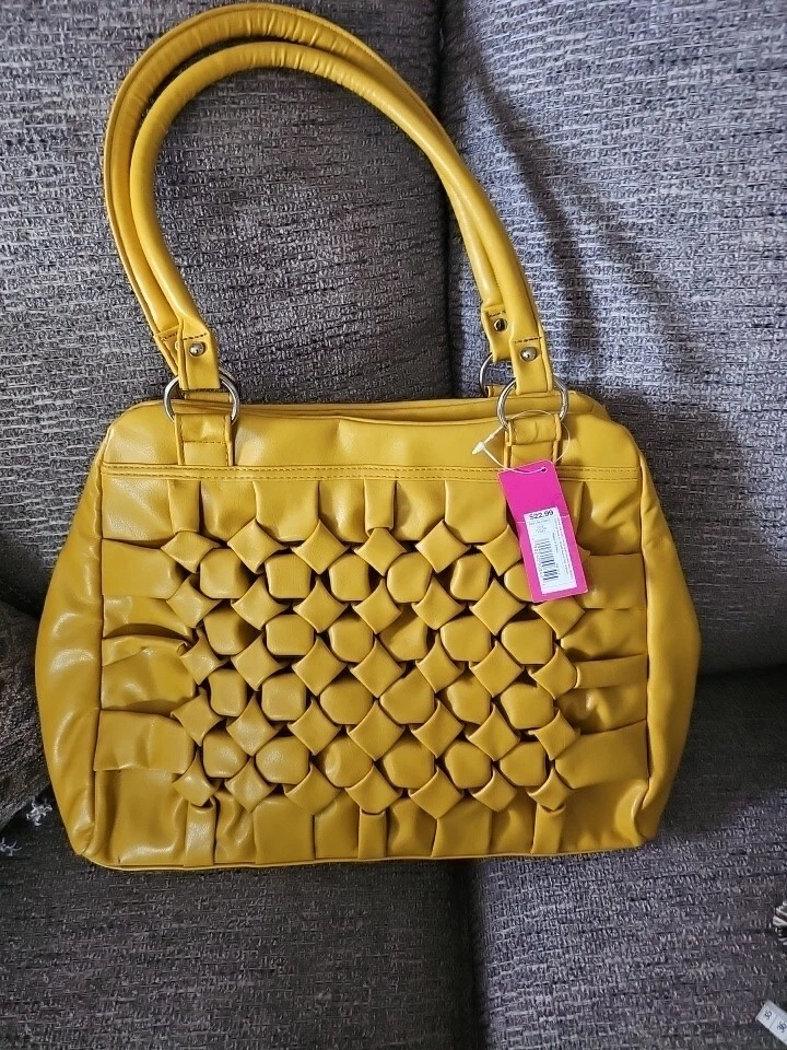 Bolso/cartera vintage amarillo XHILARATION para dama Foto 1 de 4