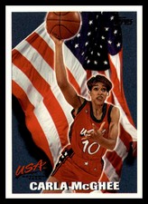 Carla McGhee 1996 Topps USA Women's National Team #8 RC Rookie Pack Fresh!