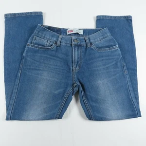 Levis 511 Girls Jeans Size 14 Mid Rise Medium Wash Blue Denim - Picture 1 of 10
