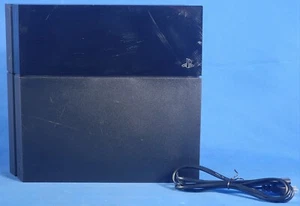 Sony PlayStation 4 PS4 500GB Videospielkonsole CUH-1001A - Schwarz mit Netzkabel - Bild 1 von 7