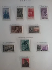 REPUBBLICA ITALIANA 1955 ANNATA COMPLETA MNH E SIRACUSANA - Foto 1 di 3