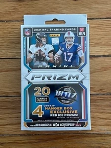 2021 Panini Prizm NFL Football Hanger Box Walmart Red Ice Neu Factory Sealed - Bild 1 von 1