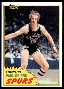 1981-82 Topps Paul Griffin San Antonio Spurs #MW102