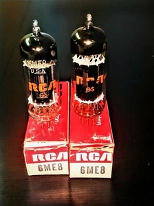 2 RCA 6ME8 Two Plate Beam Deflection Vacuum Tubes NOS NIB Tested Free Shipping - Picture 1 of 1