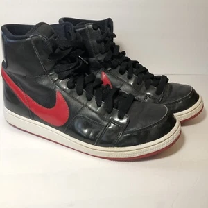 NIKE DYNASTY81 HI Mens Sneakers Black And Red 386470-061 Size 11 High-Tops - Picture 1 of 11