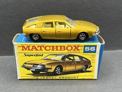 Matchbox 56 Superfast BMC 1800 Pininfarina Lesney MIB With Factory Error - Image 1 of 4