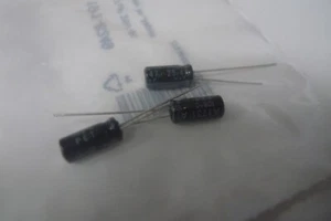 Electrolytic Capacitor 47μF 25V DC Through Hole Rubycon Radio Spares 191-8249 - Picture 1 of 12