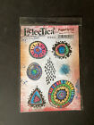 Tracy Scott Paper Artsy ETS32 Red Rubber Stamps Mixed Media Card Making Groovy