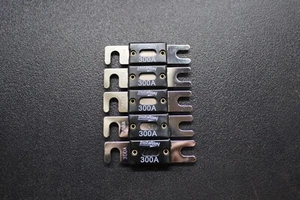 PACK DE 5 FUSIBLES ANL 300 AMPERIOS NIQUELADOS OBLEA EN LÍNEA COCHE AUDIO ESTÉREO ANL300 - Imagen 1 de 8