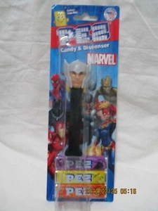 PEZ+DULCES Y DISPENSADORES+MARVEL "THOR"+VIENE CON 3 DULCES - Imagen 1 de 3