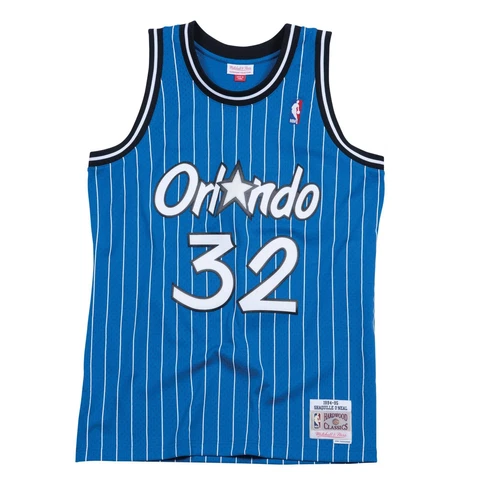 Mens Mitchell & Ness NBA Swingman Road Jersey Magic 94 Shaquille O'Neal Cover