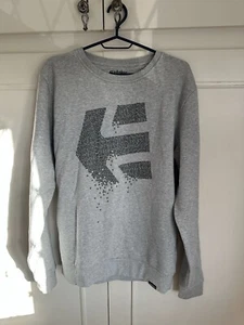 Etnies Grey Crewneck Sweatshirt Size Small Used Only Couple Times Excellent Con - Picture 1 of 4