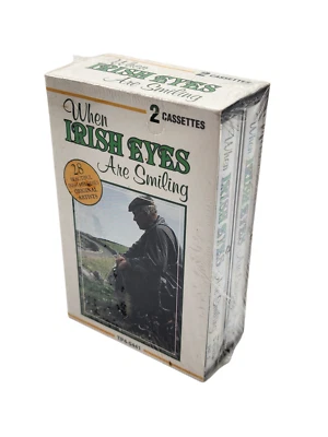 When Irish Eyes are Smiling Cassettes Vol 1 & 2 Box Set Madacy TP4-5441  SEALED - Image 1 of 2