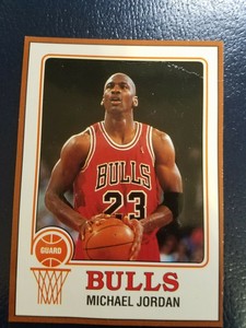 Michael Jordan Chicago Bulls 1994 Sports Cards #8 Brown BORDER Oversize Oddball
