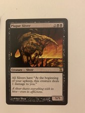 PLAGUE SLIVER Time Spiral MTG Black Creature — Sliver NM/M TSP