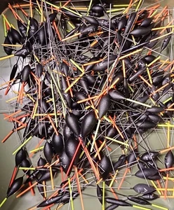 10 flotadores de poste Drennan mixtos un lote de trabajo margen de coincidencia de carpa - flotadores nuevos -,, - Imagen 1 de 1