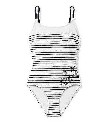 Novo com etiquetas Autêntico Maiô TORY BURCH Capa Floral Uma Peça em Tory Azul Marinho Tamanho G $215 - Imagem 1 de 4